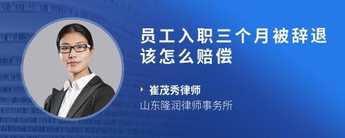 工廠工作三個(gè)月被解雇，如何依法爭(zhēng)取賠償？